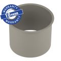 MERIDA STELLA STONE GREY LINE round countertop ring for a waste bin, stone grey